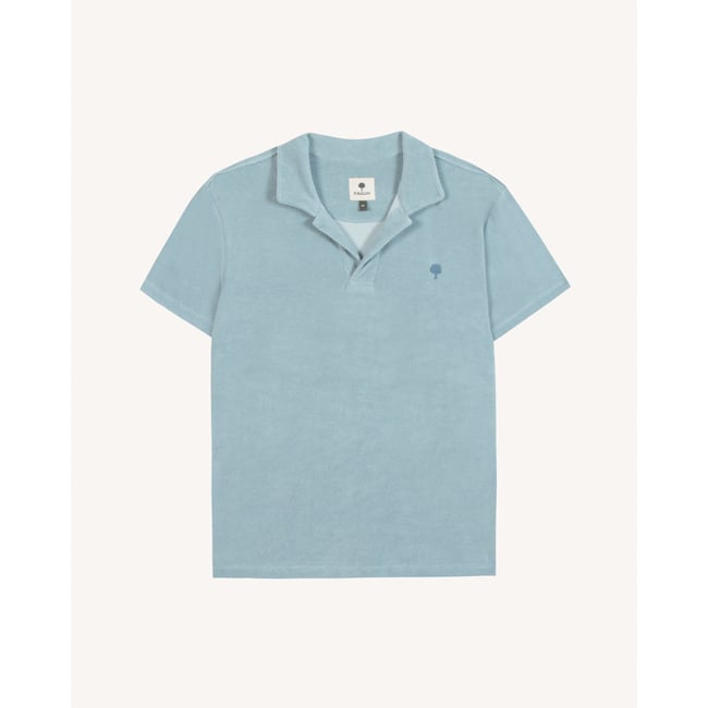 Polo ZONZA bleu grisé <span itemprop=