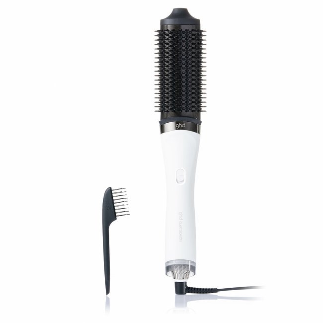 2-in-1 Warmluftbürste Duet Blowdry weiss <span itemprop=