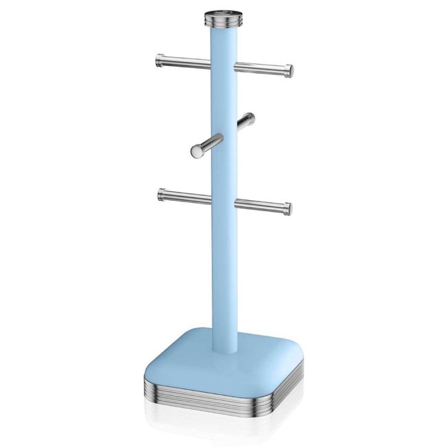 Retro 6-Mug Tree in Blue, blue, SWAN