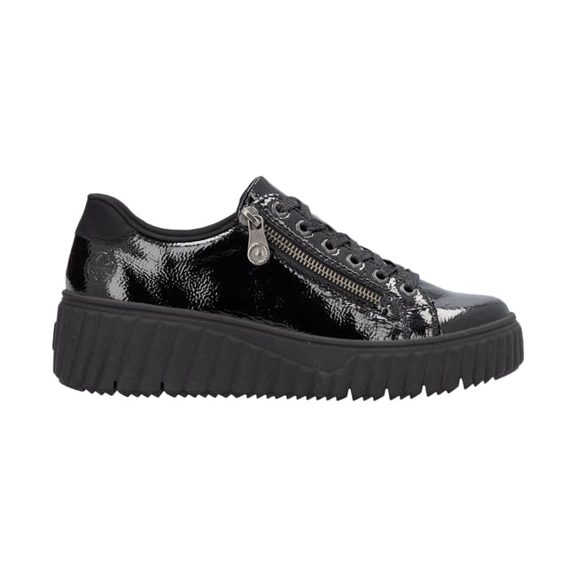Basket Basse Cuir Lagro noir <span itemprop=