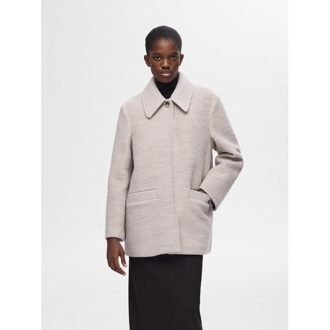 Manteau SELECTED FEMME dove <span itemprop=