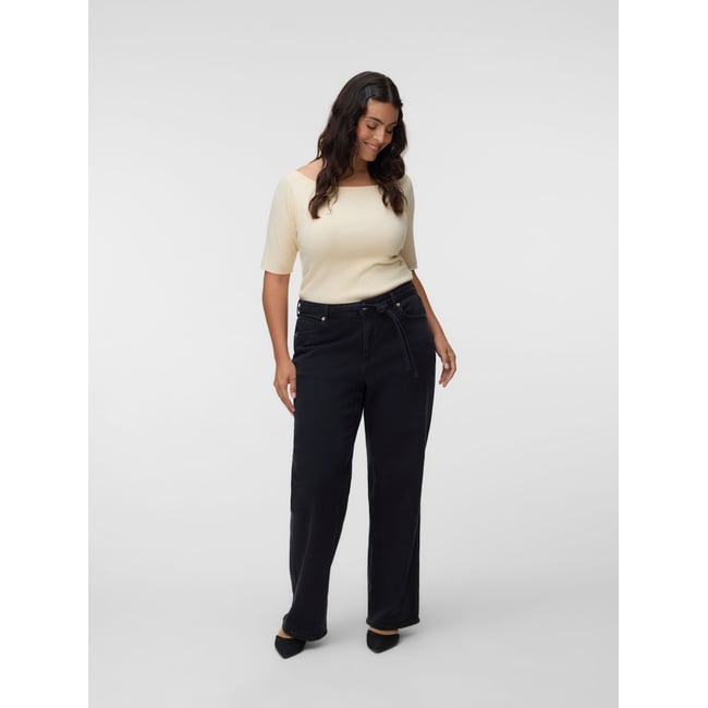 Jean À Coupe Large dark grey denim <span itemprop=