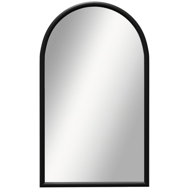 Miroir mural Verre Noir Couleur noir <span itemprop=