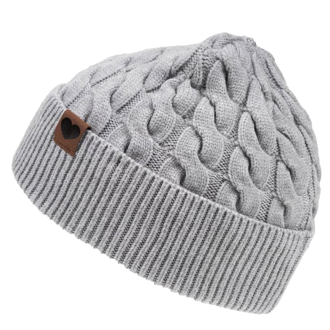 Bonnet ultra doux, non doublé gris <span itemprop=