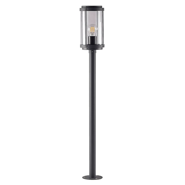 Luminaire extérieur en aluminium moderne Couleur gris foncé, transparent <span itemprop=
