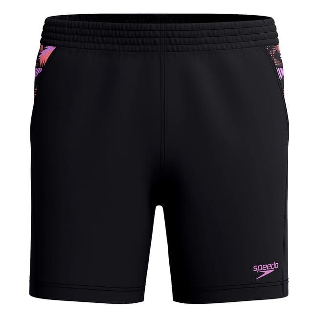 Short de bain motif/style panneau à l'arrière XPRESS LITE noir <span itemprop=