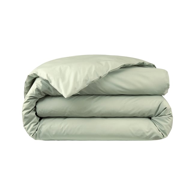 Housse de couette en percale de coton ecru, ALCOVE - DESFORGES