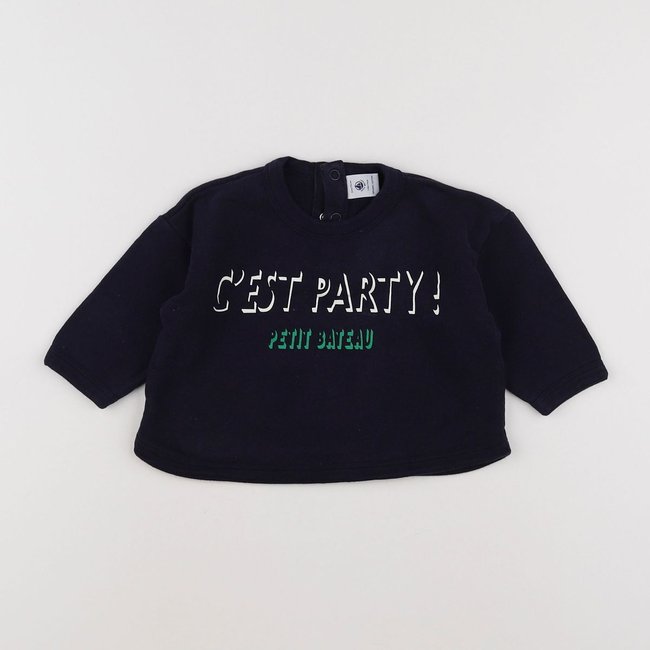 Sweat - Très bon état bleu <span itemprop=