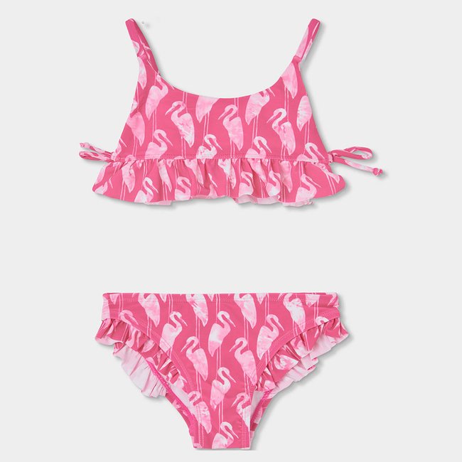 Bikini fille imprimé multicolore <span itemprop=
