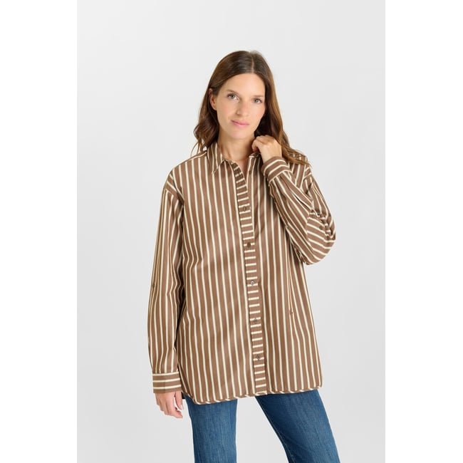Chemise ORLA cocoa <span itemprop=