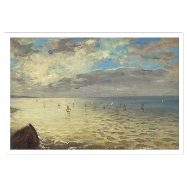 Poster La mer à Dieppe - Eugene Delacroix - HEXOA