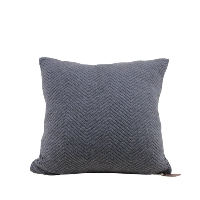 Coussin en tissu 50x50cm gris <span itemprop=