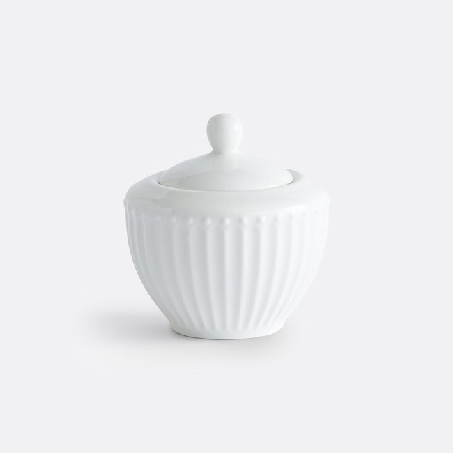Zuckerdose Jewely, Porzellan weiss <span itemprop=