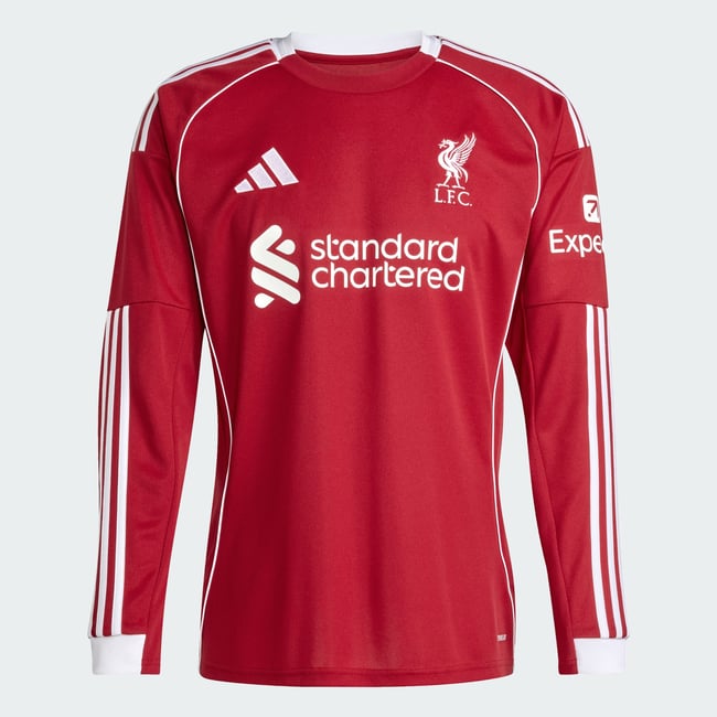 Maillot Manches Longues Domicile Liverpool Fc 25/26 Maillot Manches Longues Domicile Liverpool Fc 25/26 strawberry red <span itemprop=
