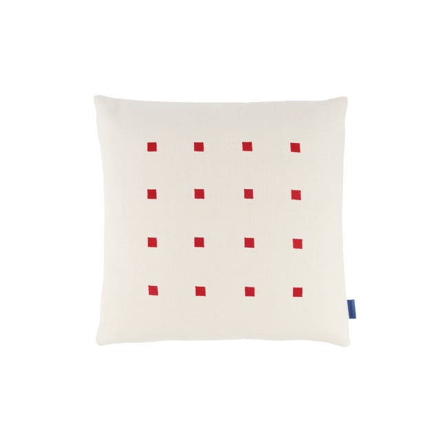 Coussin carré brodé Simon v002231 <span itemprop=