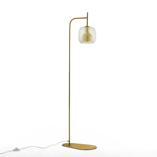 Leeslamp in gesneden glas design E.Gallina, Mistinguett <span itemprop=