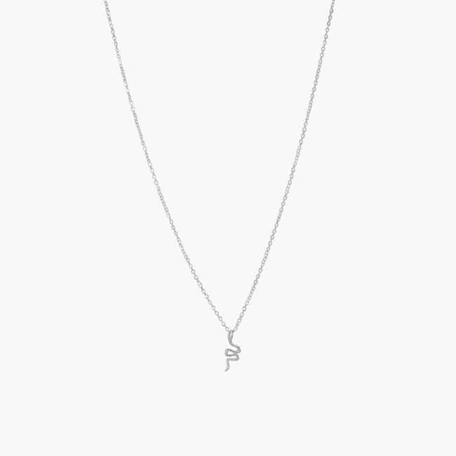 Collier serpent Argent Garanti v019844 <span itemprop=