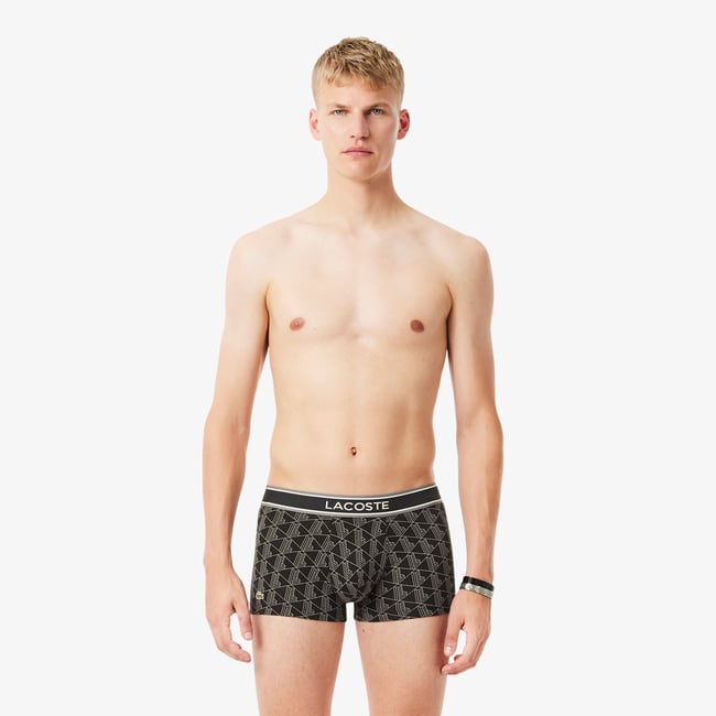 Lot de 3 boxers courts monogramme - LACOSTE