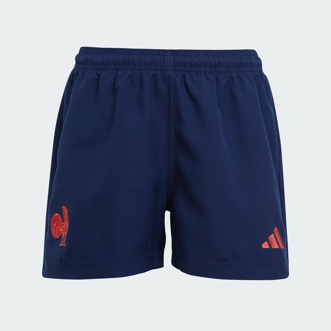 Short de rugby match France Enfants dark blue <span itemprop=