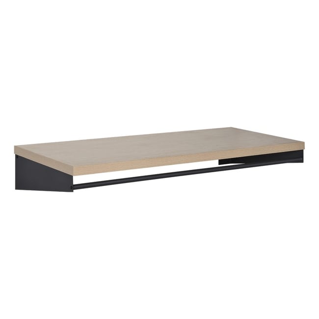 Plan suspendu double porte serviette WILL Couleur décor chêne <span itemprop=