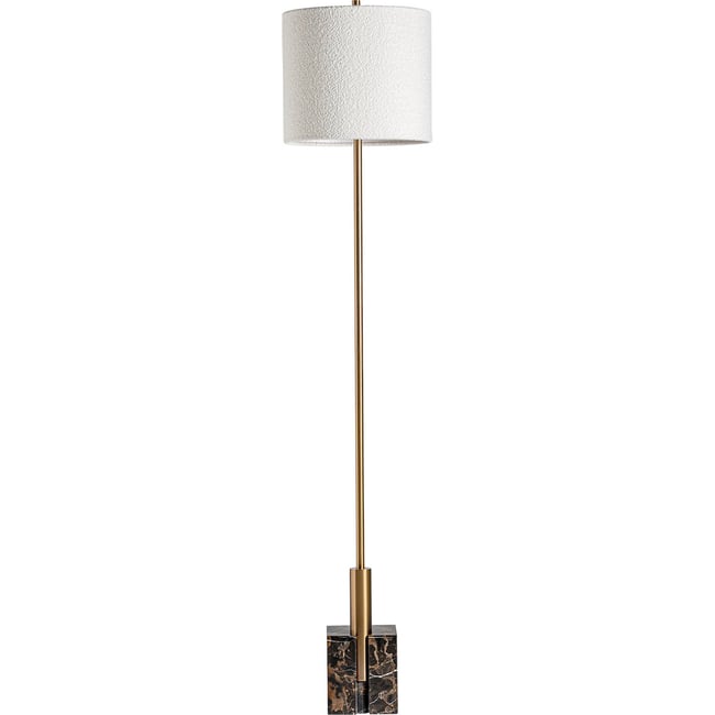 Lampadaire en marbre  style art déco Couleur noir marbre sculpté <span itemprop=