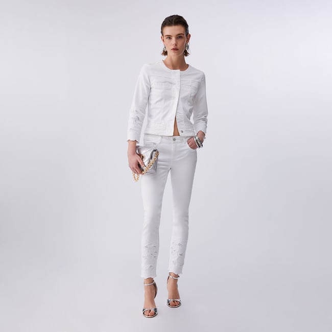 Veste avec broderie de Saint-Gall - LIU JO