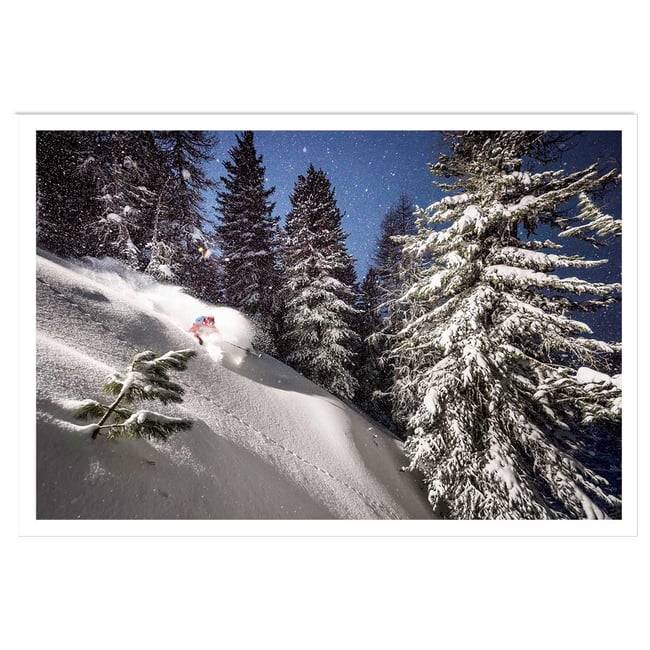Poster freeride ski session - HEXOA