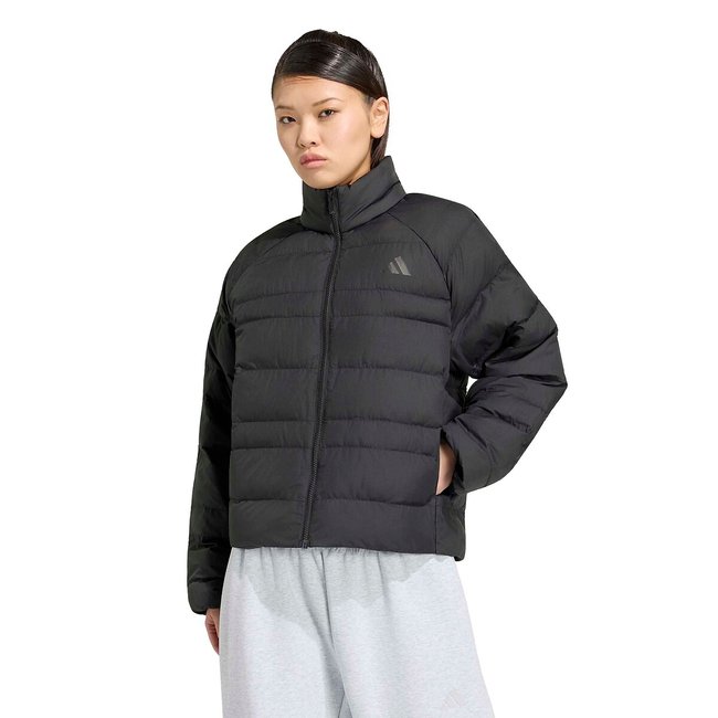 Doudoune courte ESSENTIALS noir <span itemprop=
