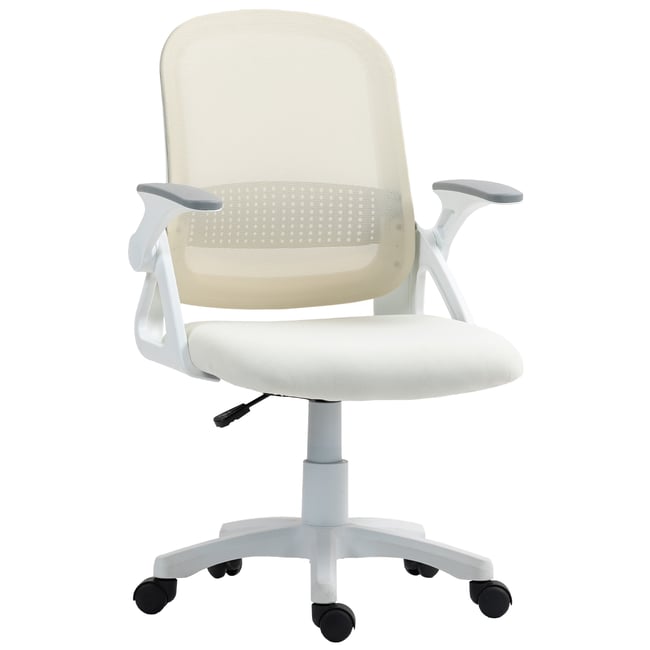 Chaise de bureau Maille Blanc Couleur blanc <span itemprop=