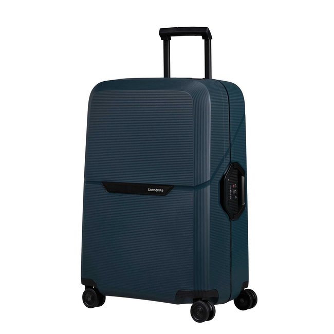 Mala de viagem média Magnum Eco, 69 cm, Azul Meia-noite, da Samsonite azul <span itemprop=
