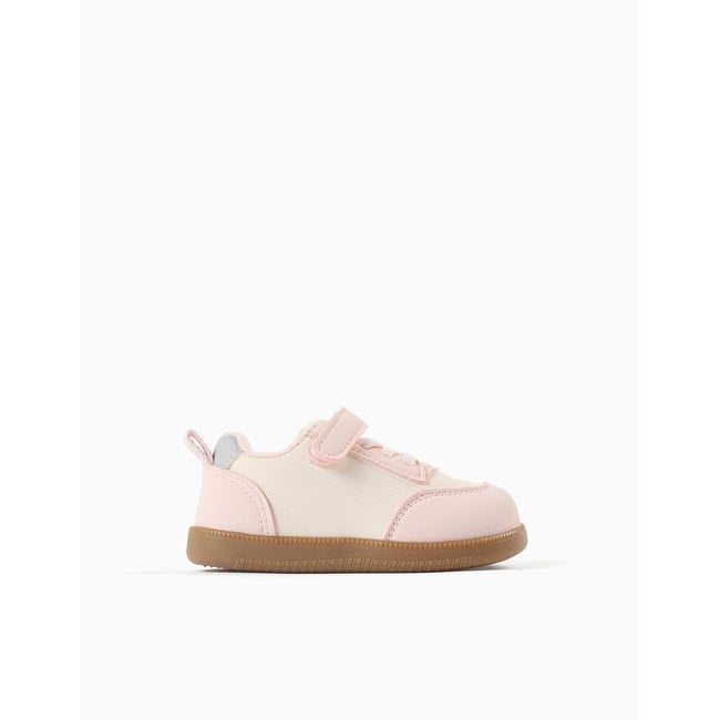 Baskets Barefoot avec semelle antidérapante rose <span itemprop=