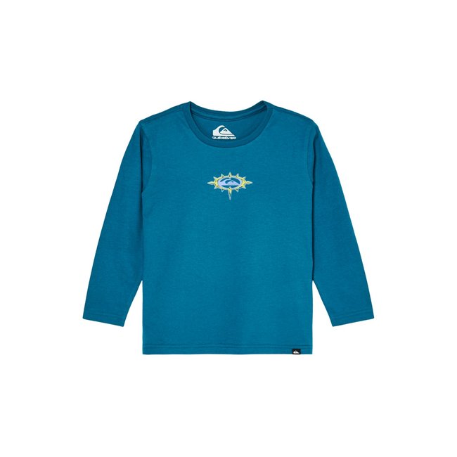 T-shirt manches longues METAL VISION bleu blue coral <span itemprop=