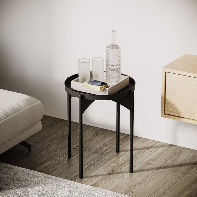 Кофейный столик из металла черный SO'HOME