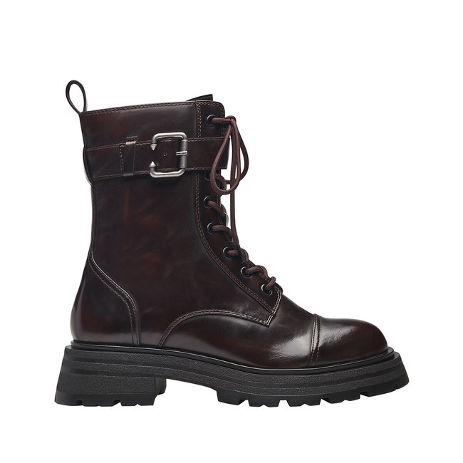 Lace-Up Ankle Boots, burgundy red, TAMARIS