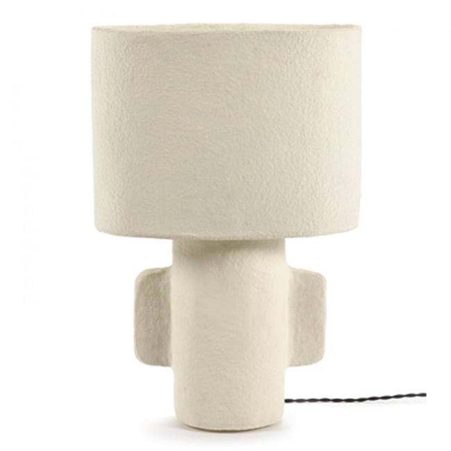 Lampe de table M Earth 01 Couleur blanc <span itemprop=