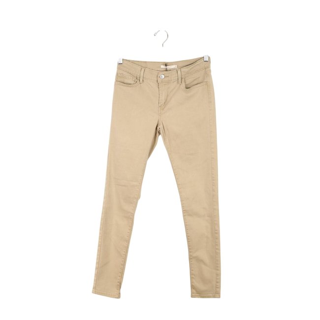 Jean skinny en coton - Très Bon État beige <span itemprop=