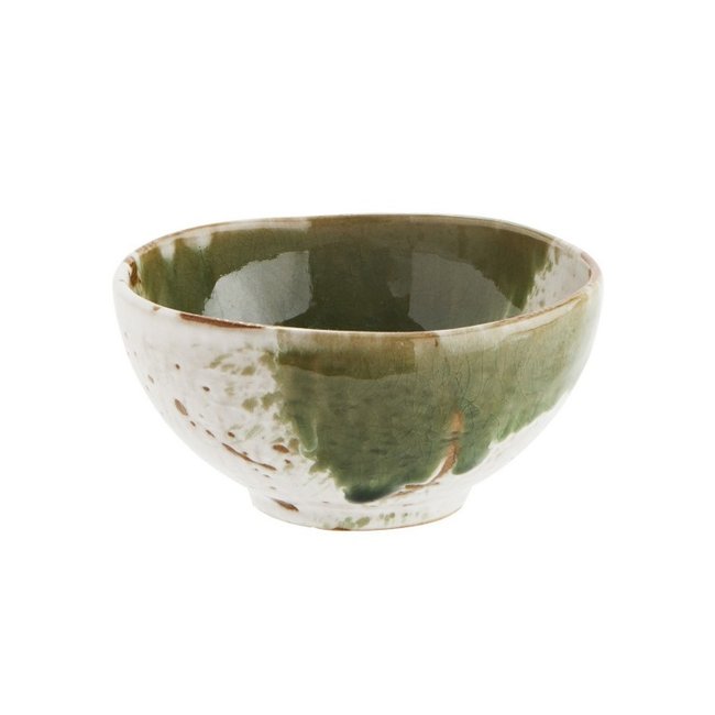 Petit bol grès Couleur vert <span itemprop=