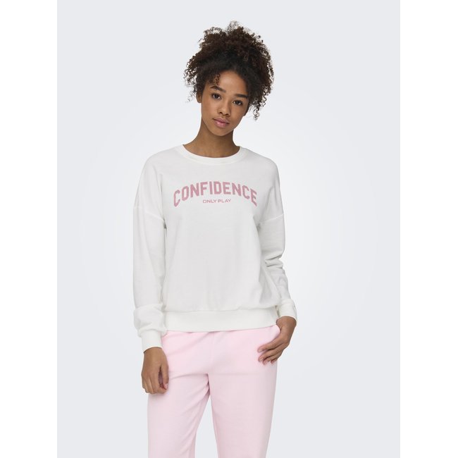 Sweat-shirt ONLY PLAY cloud dancer <span itemprop=