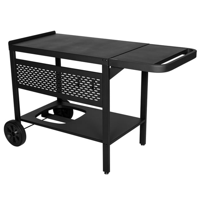 Desserte pour plancha noir <span itemprop=