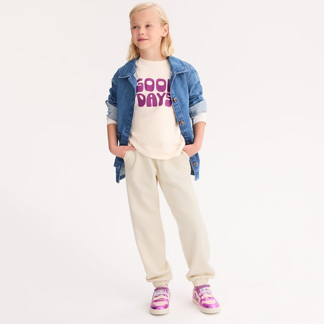 Oversized joggingbroek in molton - LA REDOUTE COLLECTIONS