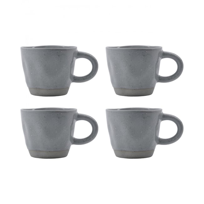 Lot de 4 tasses en grès Vida - HOUSE DOCTOR