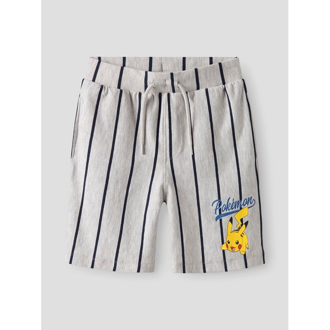 À imprimé Pokémon Short gris - light grey melange <span itemprop=