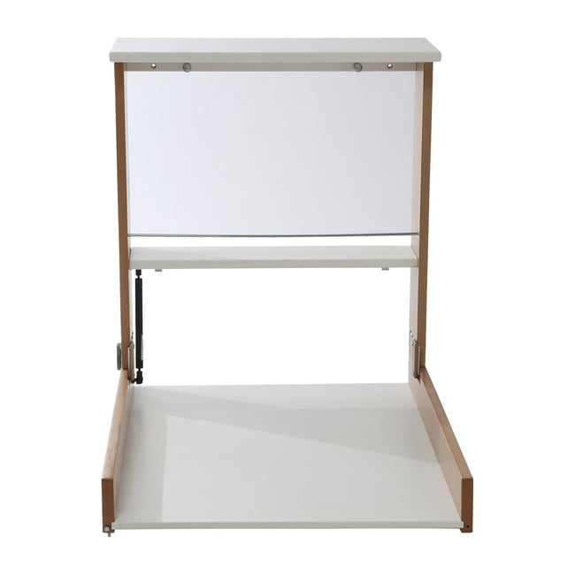 Table à Langer Murale VERTBAUDET - Blanc/Naturel - Gain De Place Et Pratique