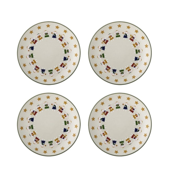 Petites assiettes souris  PEO set de 4 - BLOOMINGVILLE