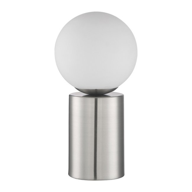 Lampe De Chevet Tactile Lobb Chrome Mat Et Boule Verre Couleur chrome <span itemprop=