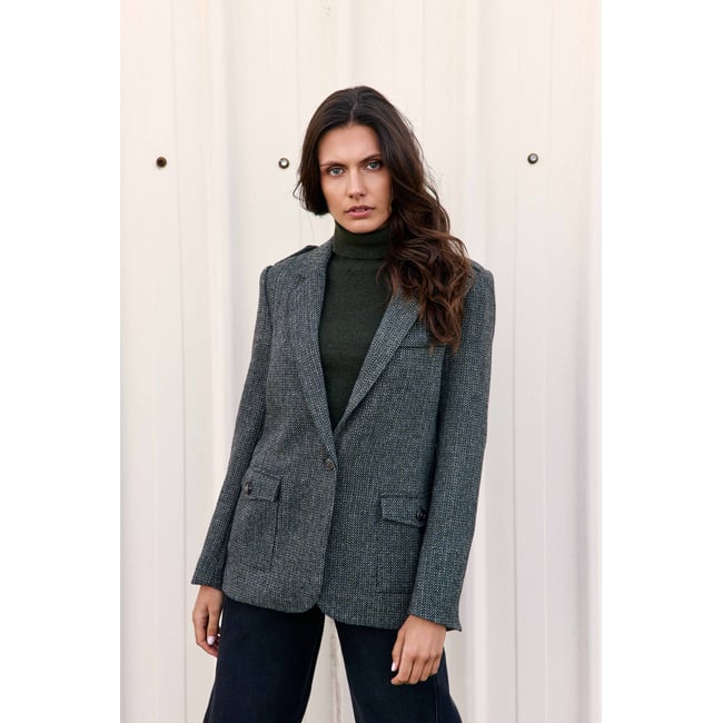 VESTE imprimé à carreaux VIDALA 17-chevron <span itemprop=