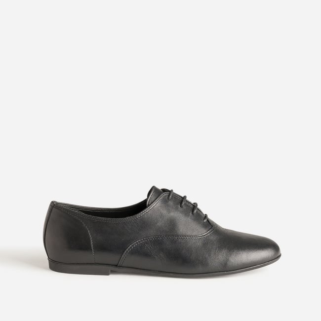 Derby en cuir FRANCES noir <span itemprop=