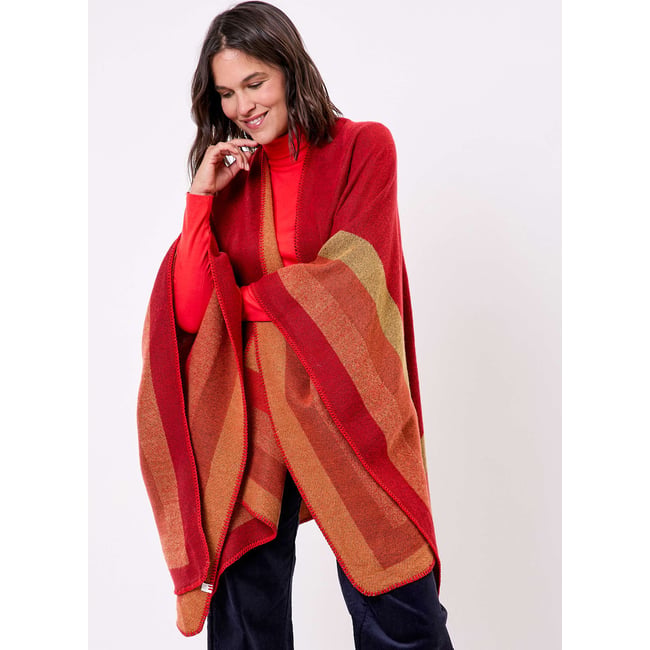 Poncho imprimé réversible  WALDO - LA FIANCÉE