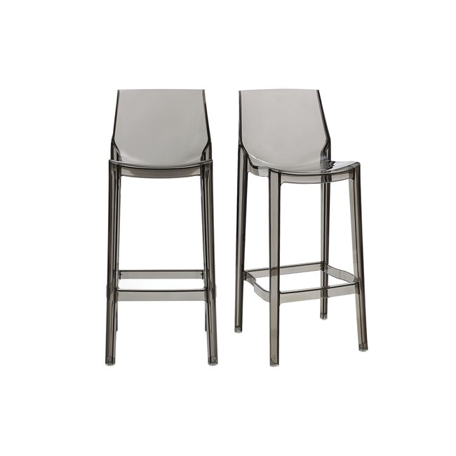 Tabourets de bar design intérieur - extérieur H75 cm (lot de 2) YLAK - MILIBOO