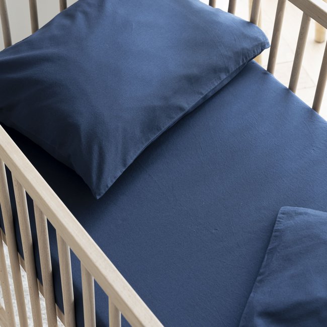 Drap housse bébé coton lavé - SOMEO